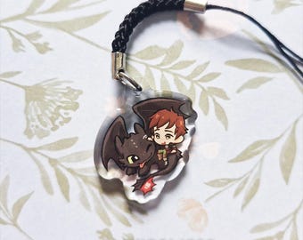 It's You and Me Bud - Tiny Phone Charm