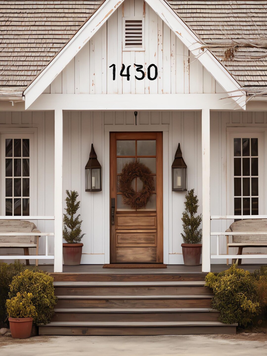 Rustic Hand Forged Address Numbers - Etsy