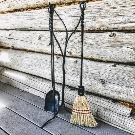 Unique Hand Fireplace Tool Set Made From Repurposed Etsy