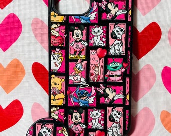 Valentines characters mashup  phone grip only