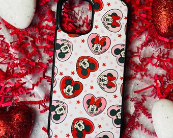 Mouse love (red) phone case