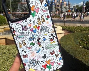 Sketch mouse phone case