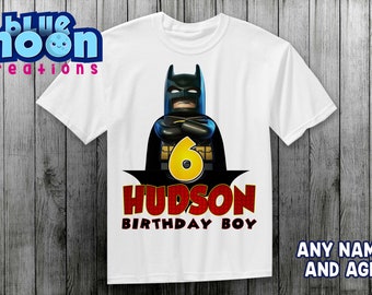 Batman Birthday Shirt Batman Birthday Party Batman Outfit Batman Birthday Tshirt