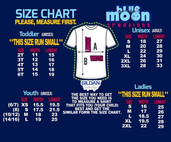 Child T Shirt Size Chart