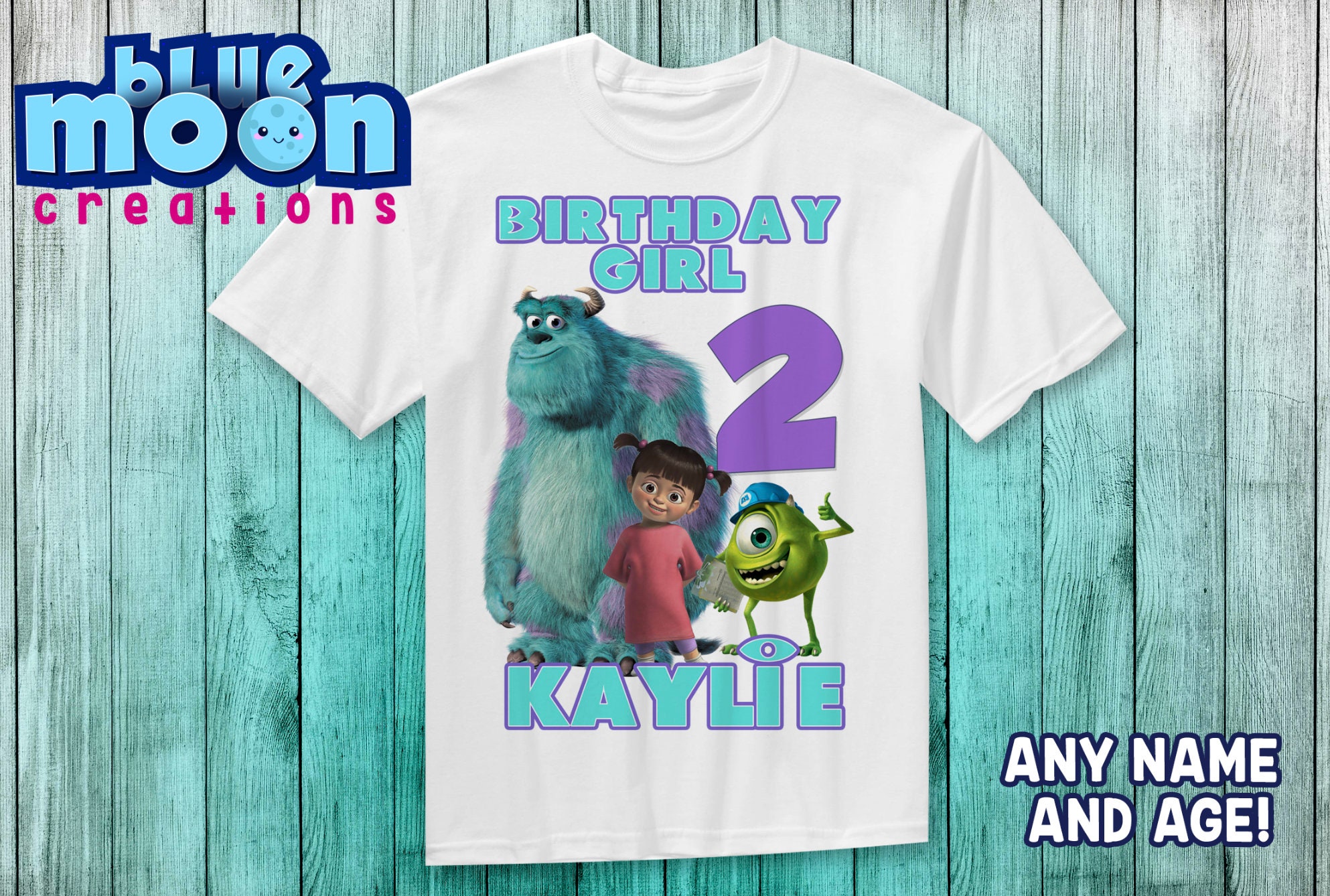 camisetas personalizadas de monster inc