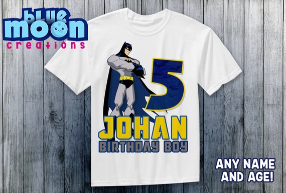 batman birthday t shirt