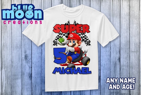 Mario Kart Shirt Mario Kart Birthday 