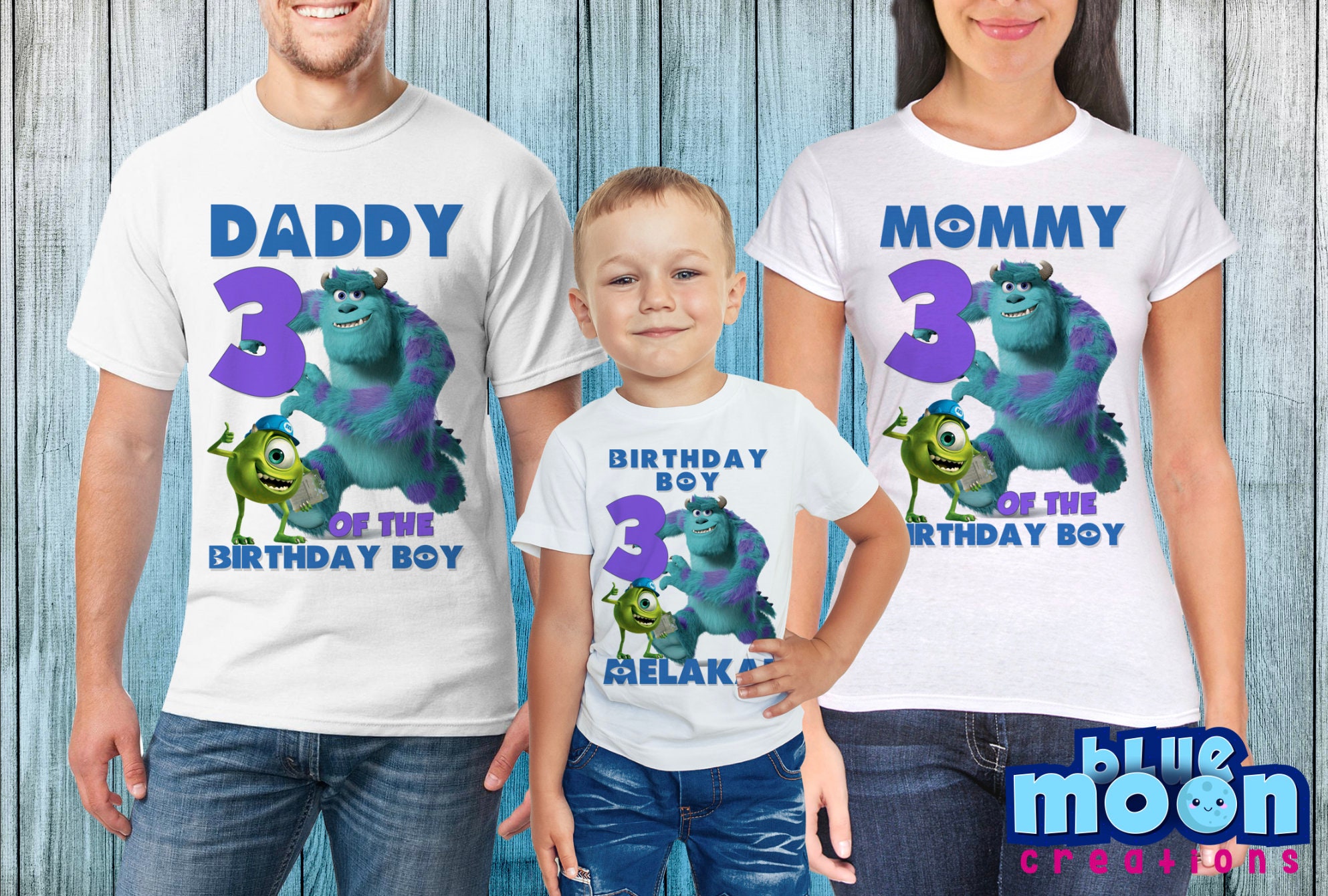 camisetas personalizadas de monster inc
