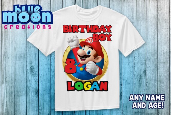 Super Mario Family Shirts Custom 