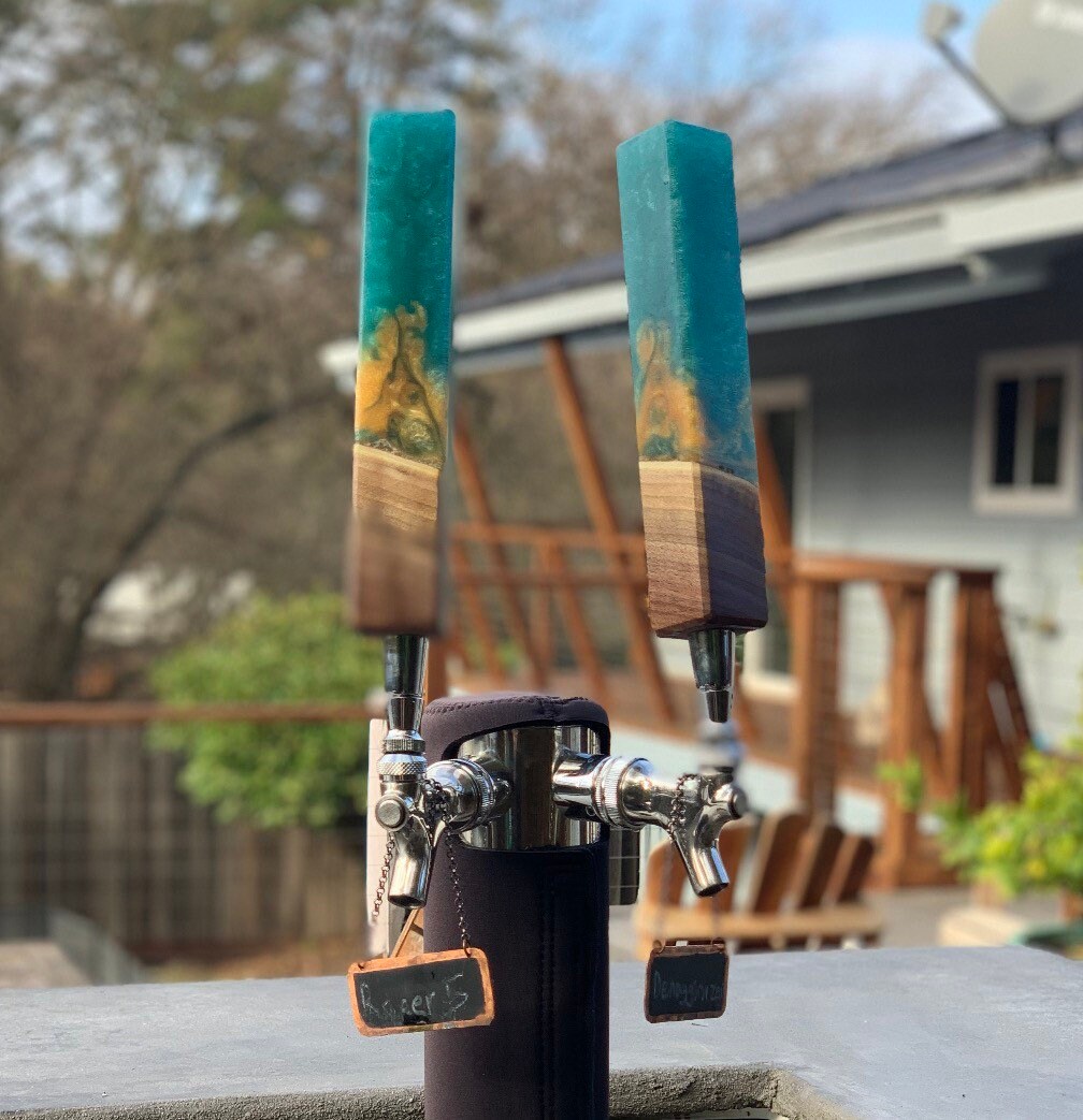 Tap handles Beer tap handles Resin Bar Handles Custom Etsy