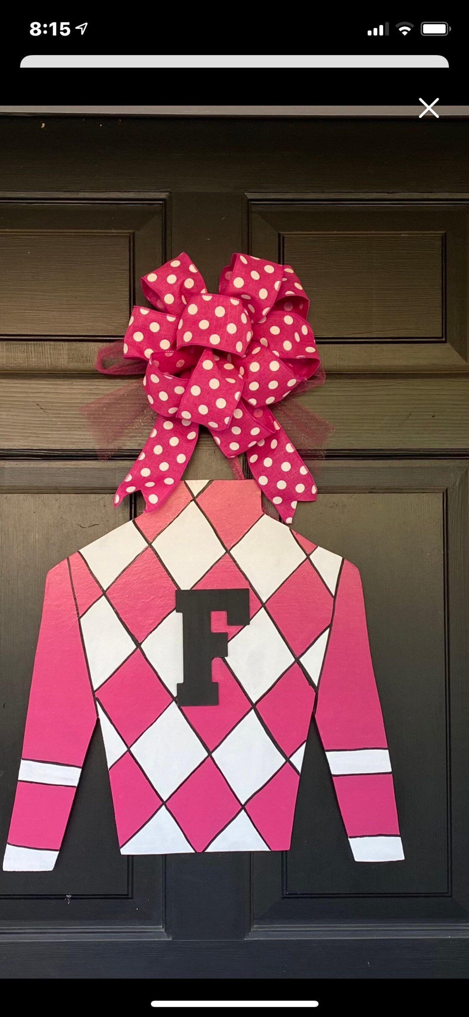 Red jockey silk Etsy