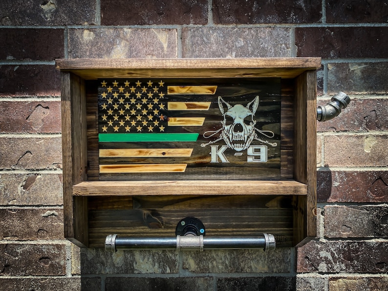 K9 Handlers Small Custom Wall Mounted Duty Shelf Police Gear Etsy