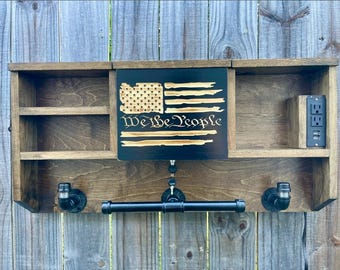We The People Custom Gear rack - Police Gear - Duty Gear Rack - EDC Storage - Cop Caddy- Concelment