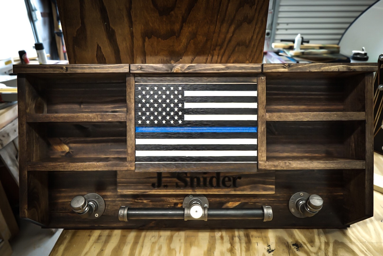 Custom Wall Mounted Duty Rack - Police Gear - Duty Gear Rack - EDC