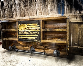 We The People Custom Gear rack - Police Gear - Duty Gear Rack - EDC Storage - Cop Caddy- Concelment