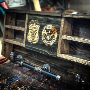 Custom Wall Mounted Duty Rack - Police Gear - Duty Gear Rack - EDC ...