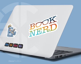 Book Nerd Sticker | Reading, Books, Book Lover Humor