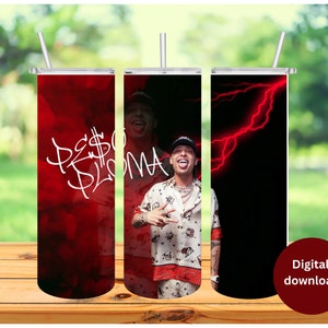 Peso Pluma 20oztumbler wrap
