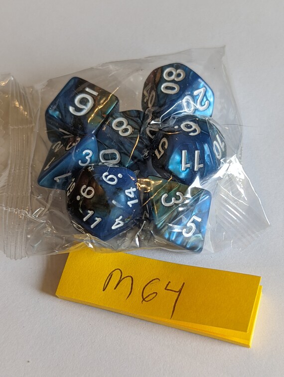 7 Set Gaming Dice. Etsy