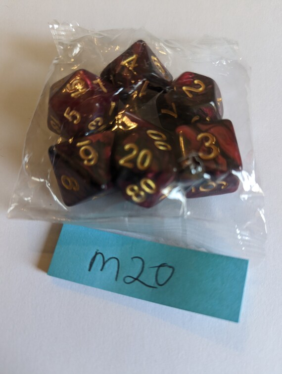 7 Set Gaming Dice. Etsy