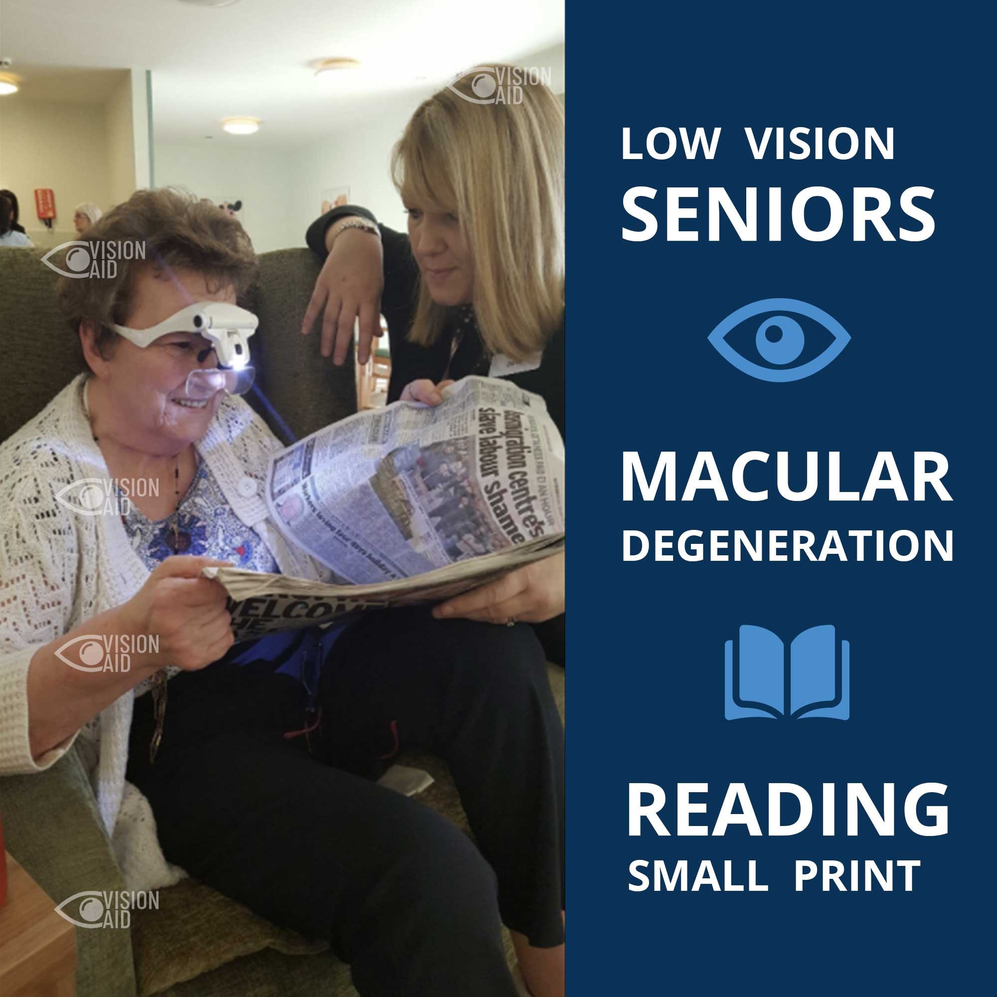 VISION AID Magnifying Glasses With Light Hands Free Etsy