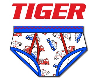 Tiger Underwear Double-Seat Mid-Rise