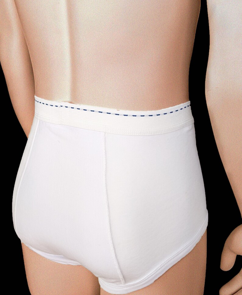 Tiger Underwear All White Men's Double Seat Briefs and Etsy