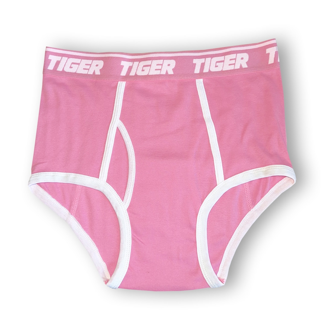 Men's Tiger Underwear All Pink Double Seat Brief Etsy