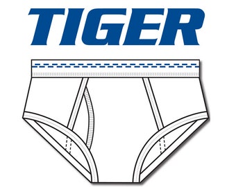 Tiger Underwear Double-Seat Mid-Rise