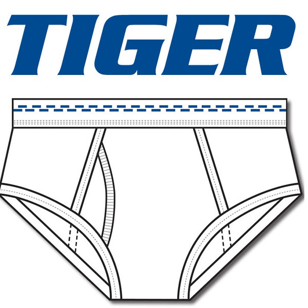 Tiger Underwear Double-Seat Mid-Rise