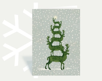 FUR TREE seasonal greeting card
