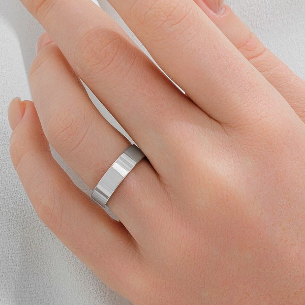 Mens Platinum Rings Etsy