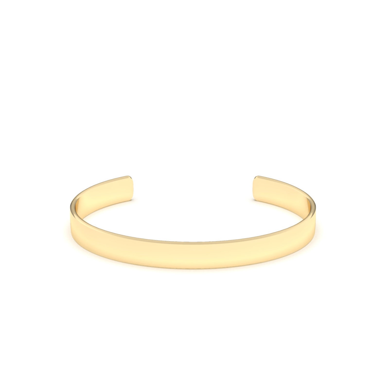 14k Heavy Bracelet Solid gold Cuff bracelet Solid Gold Etsy