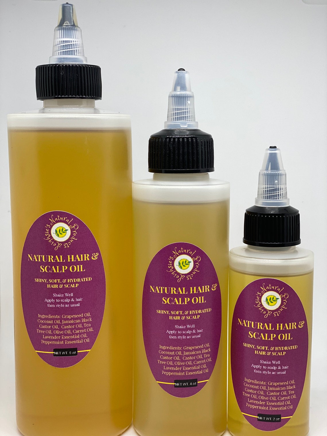 2 Oz Bottle 100 All Natural Hair Oil Hair Growth Oil Etsy