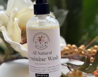 All Natural Liquid Feminine Wash (8oz)