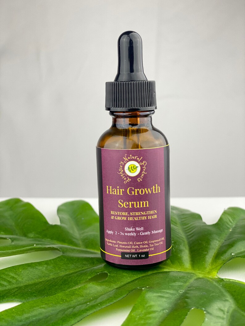1 Oz Bottle Hair Growth Serum Natural Hair Growth Oil Etsy