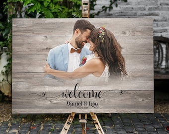 Rustic Wedding Guest Book Alternative | Personalized Guest Book Signs | Wedding Gift | Wedding Guestbook Alternative | Wedding Decoration