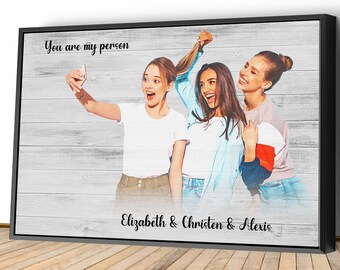Best Friend Birthday Gifts | Best Friend Birthday Gifts for Her Best | Sister Bestie gift | Wedding Gift | Custom Painting Wood Wall Art