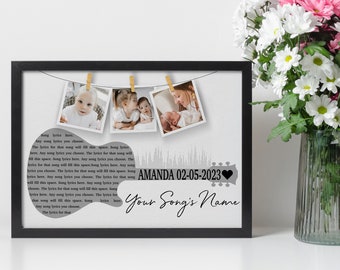 Mother and Child Frame with Lyrics | Better Together, Unique Wedding Gift | Anniversary Gift | Housewarming Gift, Wedding Keepsake