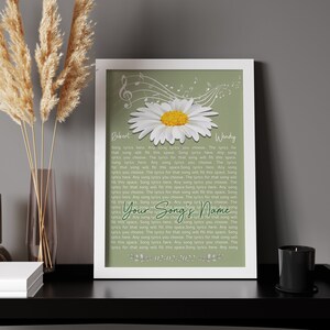 Custom Wedding Gift | First Dance Song Housewarming Gift | Wedding Keepsake | Wedding Photo Gift | Bridal Shower Gift | Engagement Wall Art