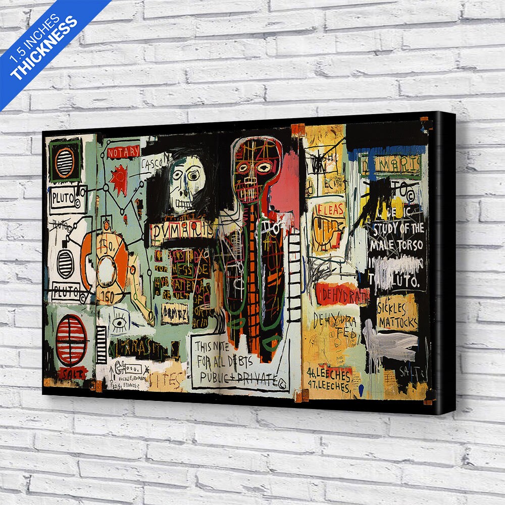 Notary by JeanMichel Basquiat Abstract Canvas Art Wall