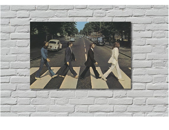 Home & Garden Framed The Beatles Crosswalk 5 Piece Canvas Print Wall ...