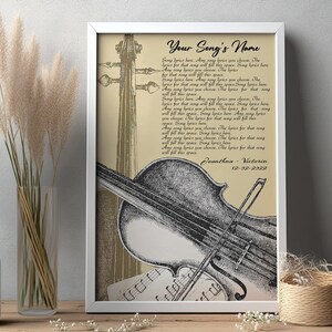 Moon Shaped Lyrics Portrait | 2nd Anniversary Gift | First Dance Lyrics Paper Anniversary | Wedding Gift for Couple Personalized Song Lyrics