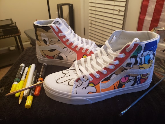 vans custom disney
