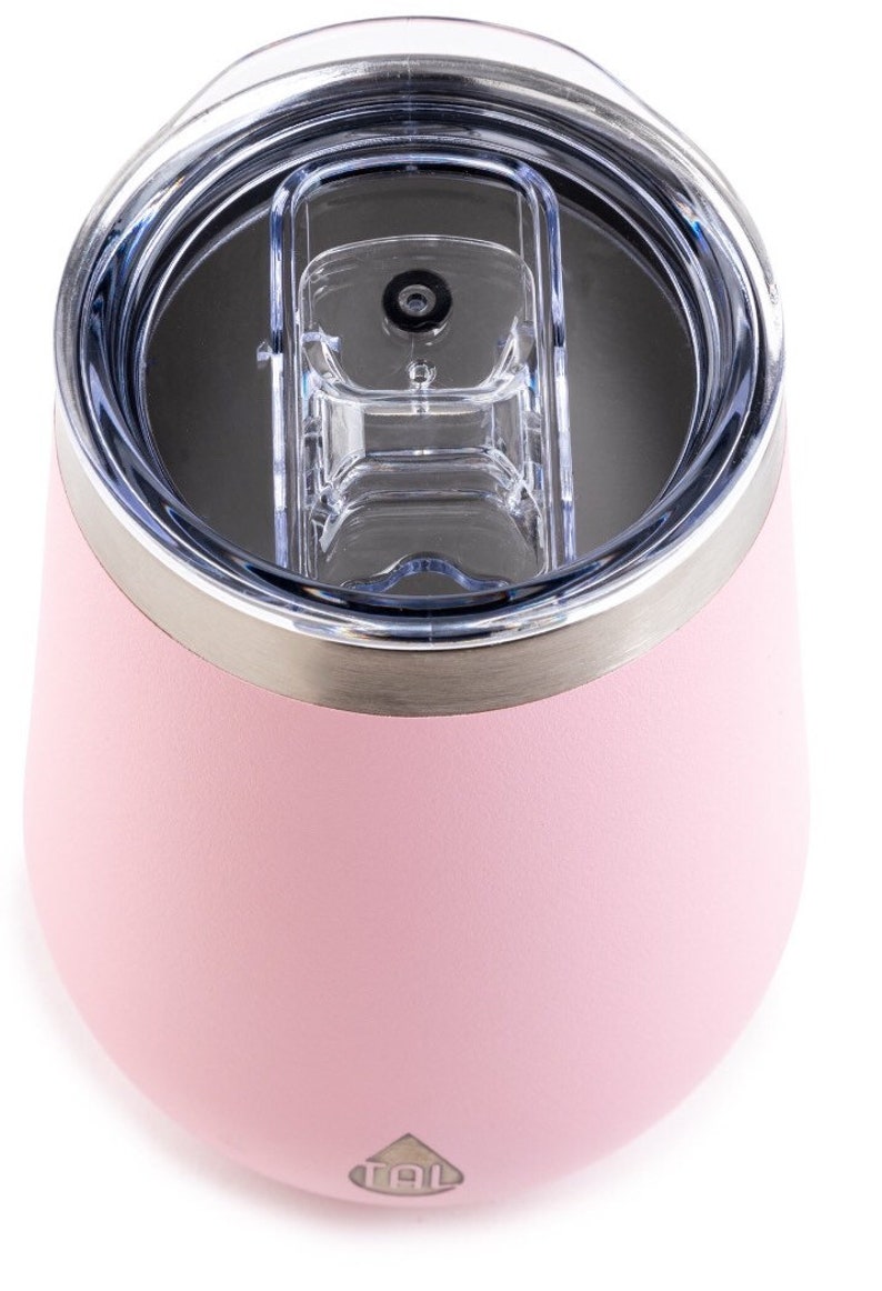 Guaranteed by Halloween Tal 12 Ounce Stainless Steel Insulated Wine Tumbler with Tritan Lid
