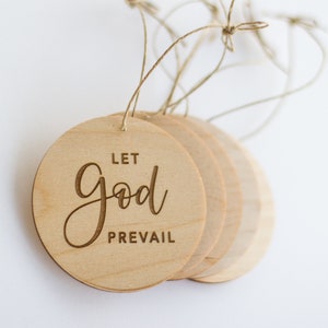 Let God Prevail ornament, Christ centered Christmas gift, Relief Society gift, LDS primary gifts, LDS, neighbor gift, ministering gift image 8