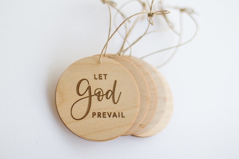 Let God Prevail ornament, Christ centered Christmas gift, Relief Society gift, LDS primary gifts, LDS, neighbor gift, ministering gift image 8