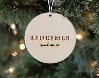 Names of Christ Ornament Set: Christian Advent Calendar