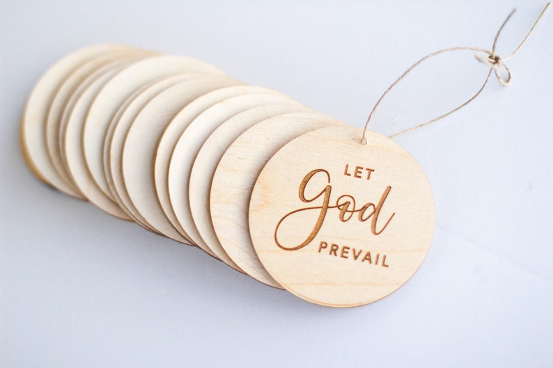 Let God Prevail ornament, Christ centered Christmas gift, Relief Society gift, LDS primary gifts, LDS, neighbor gift, ministering gift image 10
