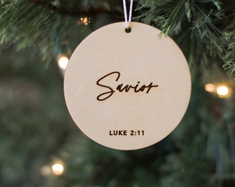 Names of Christ Ornament Set of 30